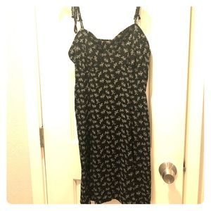 American Eagle black pattern strappy summer dress